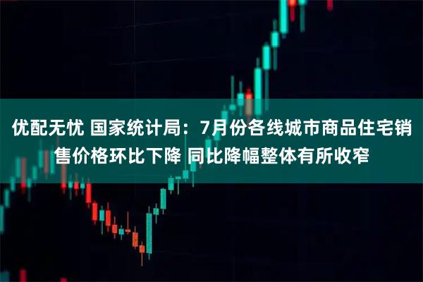 优配无忧 国家统计局：7月份各线城市商品住宅销售价格环比下降 同比降幅整体有所收窄