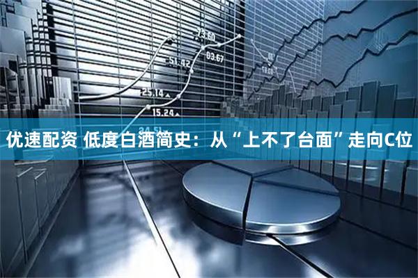 优速配资 低度白酒简史：从“上不了台面”走向C位