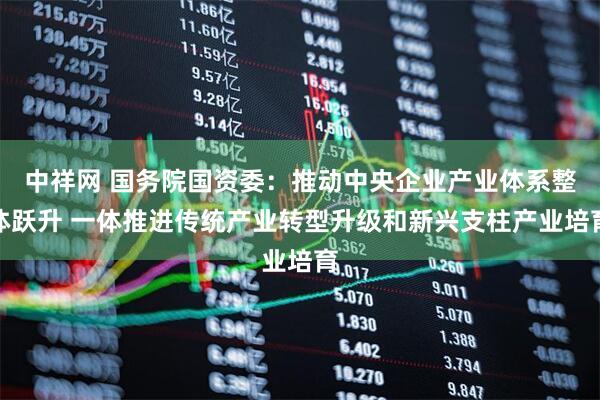 中祥网 国务院国资委：推动中央企业产业体系整体跃升 一体推进传统产业转型升级和新兴支柱产业培育